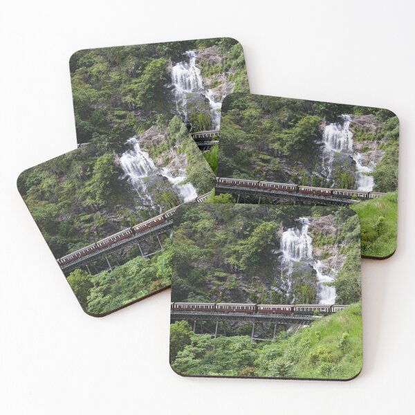 Item preview,  Kuranda Scenic Railway in Mountains with Waterfall  designed and sold by Clayton Captures.