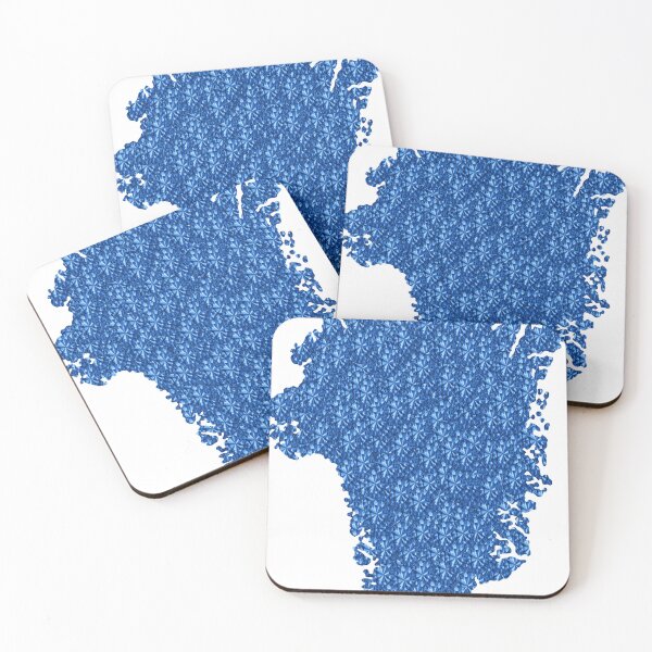 Item preview, Blue Rhinestone Greenland designed and sold by TheIconSmith.