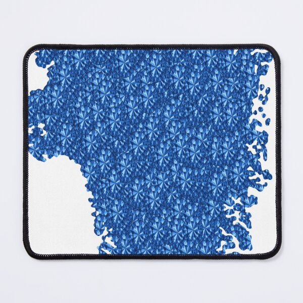 Item preview, Blue Rhinestone Greenland designed and sold by TheIconSmith.