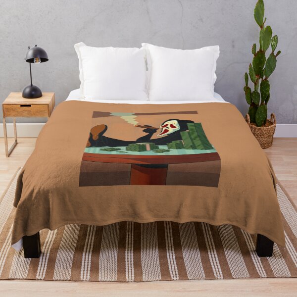 Item preview, Ghost Mask with Money and Cigar – Dark Humor Surreal Art designed and sold by SuccessHunters.