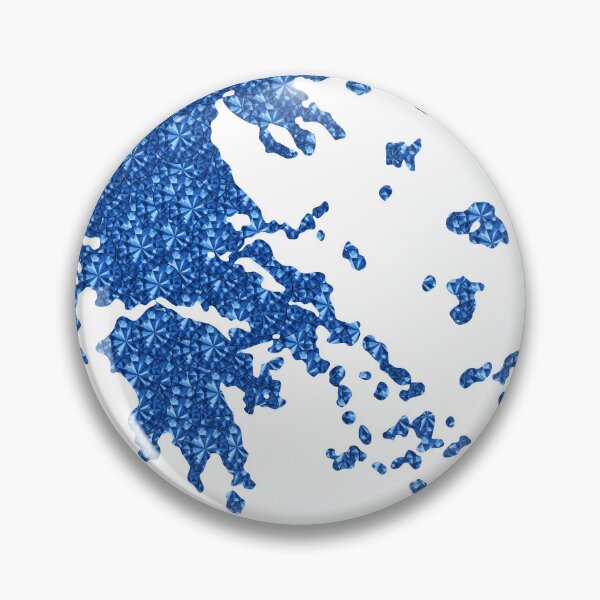 Item preview, Blue Rhinestone Greece designed and sold by TheIconSmith.