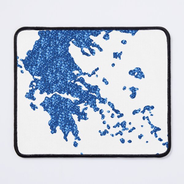 Item preview, Blue Rhinestone Greece designed and sold by TheIconSmith.