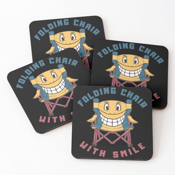 Item preview, Folding Chair With Smile Funny Colorful Chair designed and sold by SkymarArt.