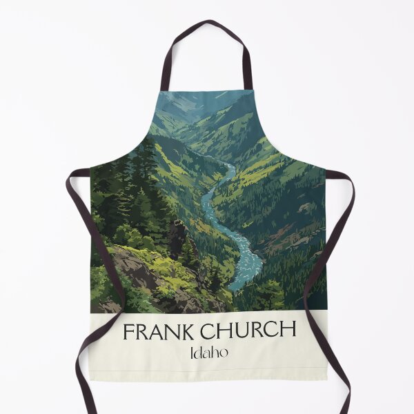Item preview, Frank Church Wilderness Idaho Vintage Travel Poster | River of No Return Art Print | Forest Landscape Decor designed and sold by TuncGK.
