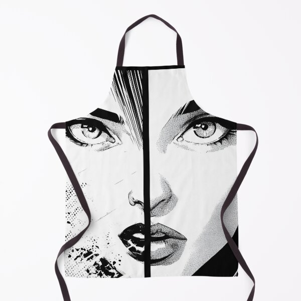 Item preview, Comic Split Face – Black and White Graphic Novel Design designed and sold by Meiersbeste.