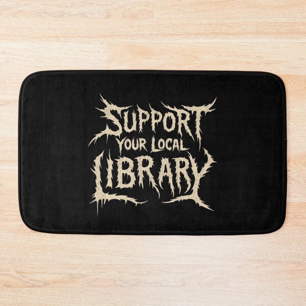 Item preview, Support Your Local Library Horror Design designed and sold by KarimSoCute.