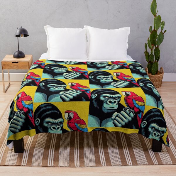 Item preview, Gorilla and parrot designed and sold by Dogandesighn.