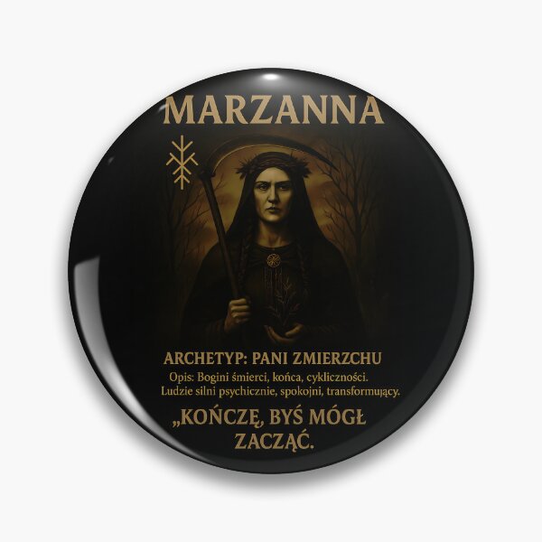 Item preview, Marzanna Lady of Twilight Slavic Zodiac, Description (October 1 - October 23) designed and sold by Myth-LegendArt.