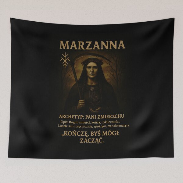 Item preview, Marzanna Lady of Twilight Slavic Zodiac, Description (October 1 - October 23) designed and sold by Myth-LegendArt.