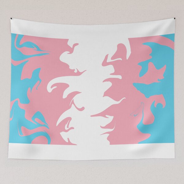 Item preview, Trans flag swirl designed and sold by Crypticool.