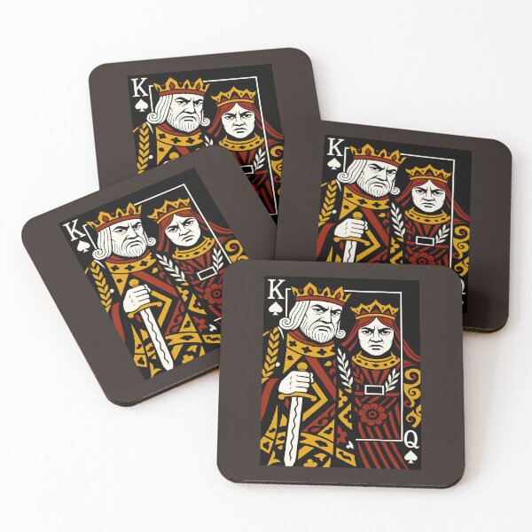 Item preview, King and Queen of Spades – Bold Playing Card Artwork designed and sold by SuccessHunters.