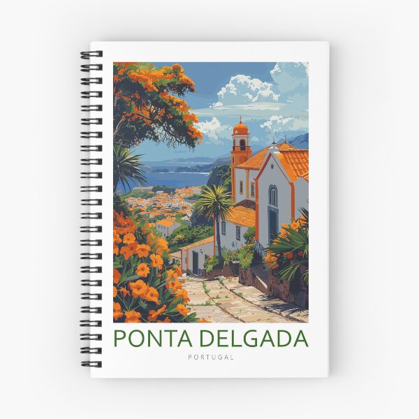 Item preview, Ponta Delgada Portugal - Travel Art designed and sold by Marciolini.