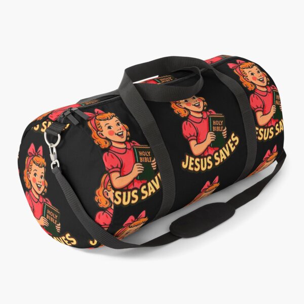 Item preview, Jesus Saves A Little Girl With a Holy Bible designed and sold by plushism.