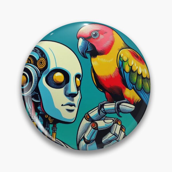 Item preview, Robot and parrot  designed and sold by Dogandesighn.