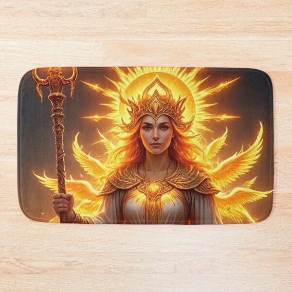 Item preview, Solar Goddess – Golden Celestial Queen of Light and Fire designed and sold by MissSaylor.