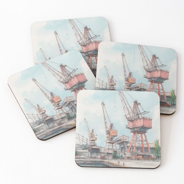 Item preview, Cranes of the port designed and sold by Proyava.Art.
