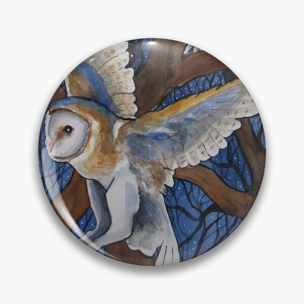 Item preview, Barn Owl. Watercolor on 30x40cm paper. designed and sold by crowleyronan123.