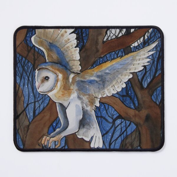 Item preview, Barn Owl. Watercolor on 30x40cm paper. designed and sold by crowleyronan123.
