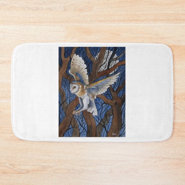 Item preview, Barn Owl. Watercolor on 30x40cm paper. designed and sold by crowleyronan123.