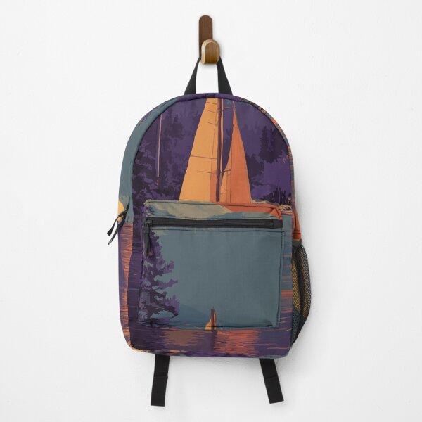 Item preview, Sandpoint Idaho Vintage Travel Poster | Lake Pend Oreille Sunset Art Print | North Idaho Decor designed and sold by TuncGK.
