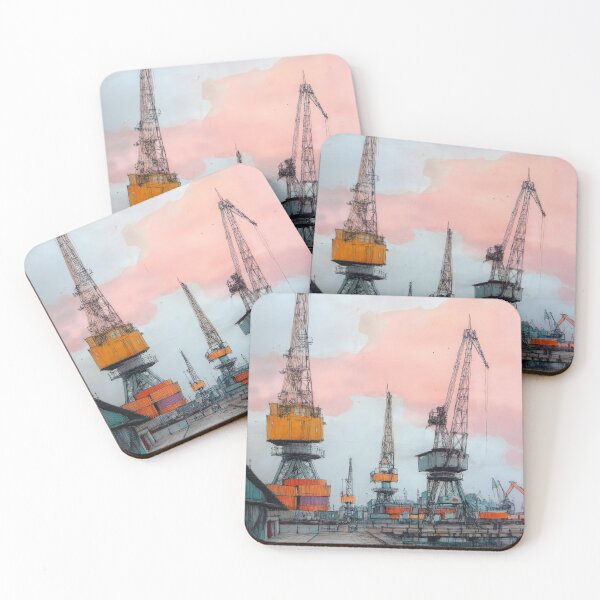 Item preview, Cranes of the port designed and sold by Proyava.Art.