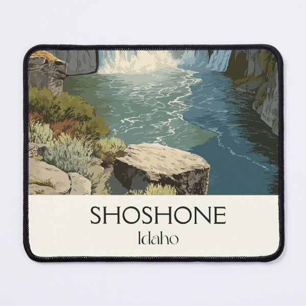 Item preview, Shoshone Falls Idaho Vintage Poster | Niagara of the West Art Print | Twin Falls Travel Decor designed and sold by TuncGK.
