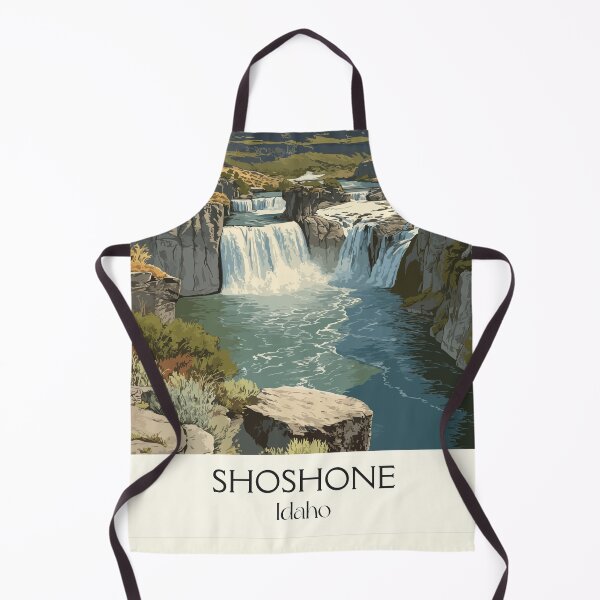 Item preview, Shoshone Falls Idaho Vintage Poster | Niagara of the West Art Print | Twin Falls Travel Decor designed and sold by TuncGK.