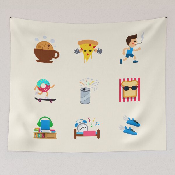 Item preview, Extra Small Funny Icon Set — Minimal Cute Icons designed and sold by Ombrya.