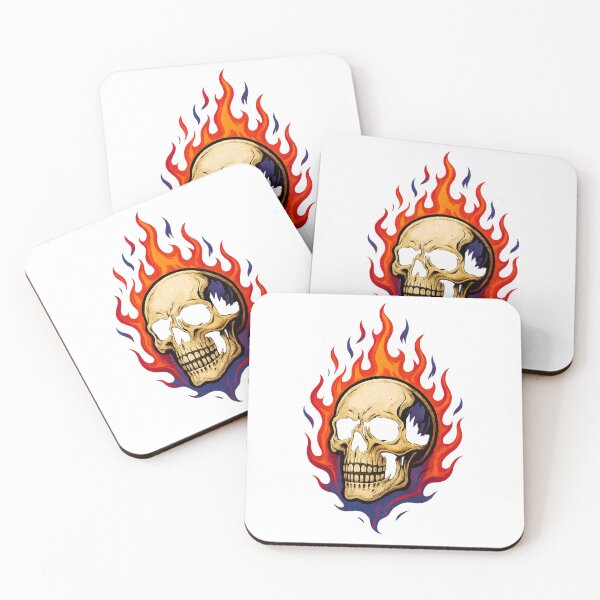 Item preview, Flaming Skull Inferno designed and sold by luckyyouth.