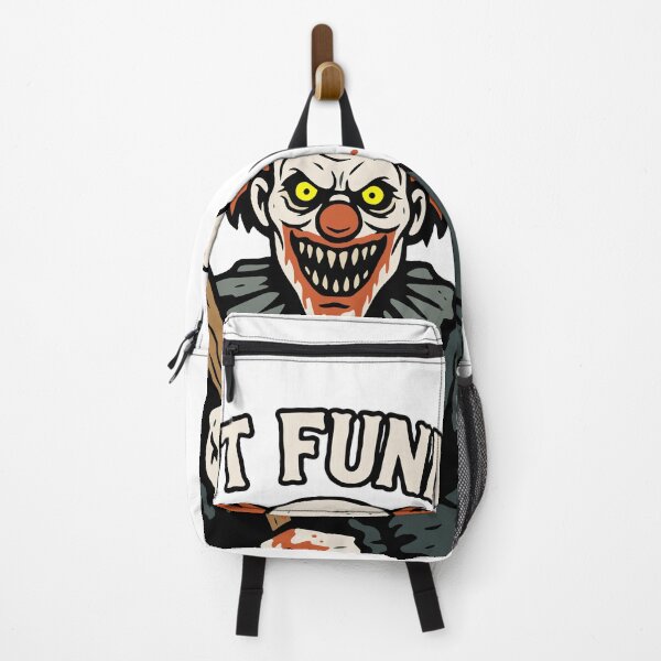 Item preview, Not Funny Anymore Evil Clown Horror Halloween designed and sold by SnappyPNG.