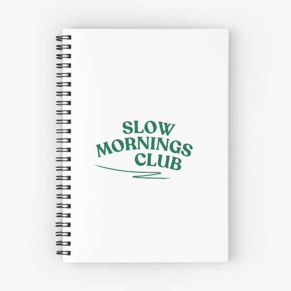 Item preview, Slow mornings club designed and sold by BlissThreads.