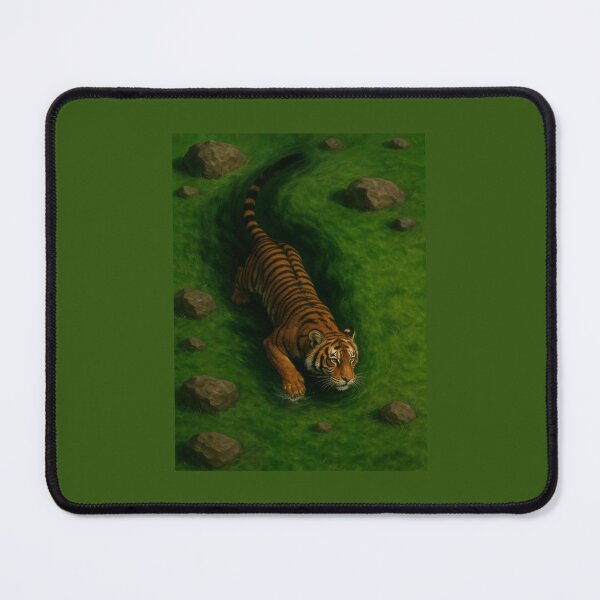 Item preview, Tiger in Motion – Striking Jungle Predator Artwork designed and sold by SuccessHunters.