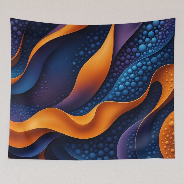 Item preview, Flowing Waves designed and sold by Kaleidoscope Print.