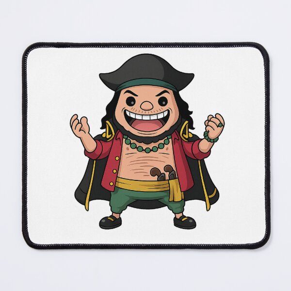 Item preview, Blackbeard MiniPop Sticker – Marshall D. Teach ⚓? (Chibi One Piece Pirate) designed and sold by ZIKI VI.