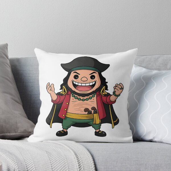 Aperçu de l'œuvre Autocollant MiniPop Barbe Noire – Marshall D. Teach ⚓? (Chibi One Piece Pirate) créée et vendue par ZIKI VI.