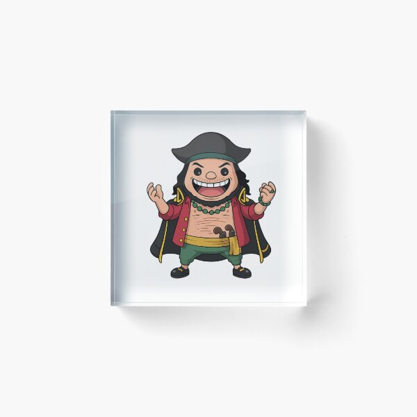 Item preview, Blackbeard MiniPop Sticker – Marshall D. Teach ⚓? (Chibi One Piece Pirate) designed and sold by ZIKI VI.