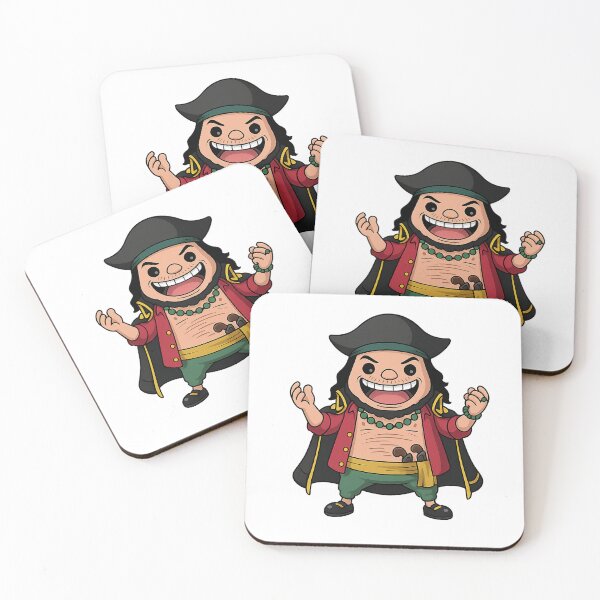 Item preview, Blackbeard MiniPop Sticker – Marshall D. Teach ⚓? (Chibi One Piece Pirate) designed and sold by ZIKI VI.