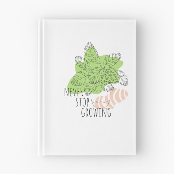 Item preview, Minimalist 'Never Stop Growing' Houseplant designed and sold by Belhbib Art ⭐⭐⭐⭐⭐.