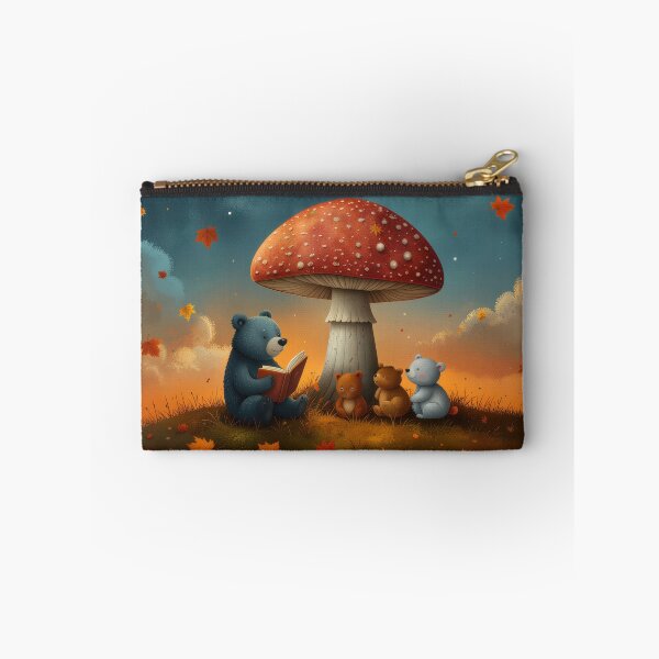 Item preview, Bedtime Tales Under the Mushroom – Autumn Bear Storytime designed and sold by Whimsical Hug.