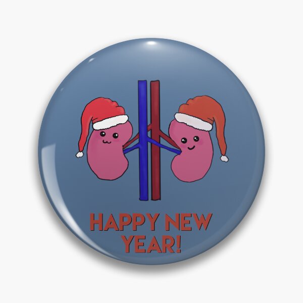 Item preview, Happy New Year, cute kidneys  designed and sold by Tamm-art.
