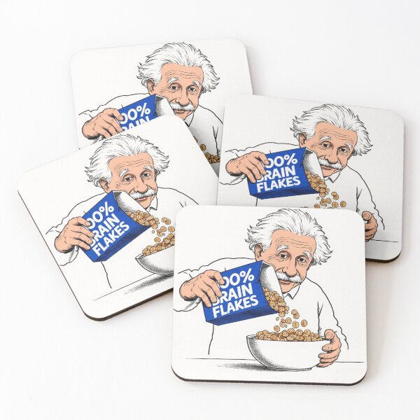Item preview, Albert Einstein Eating Cereal designed and sold by MentalDripCave.