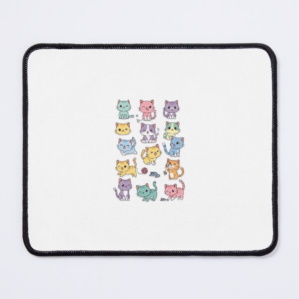 Item preview, Cute kawaii style cartoon cats designed and sold by Gouthampandees.