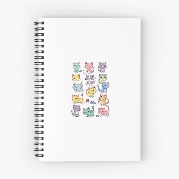 Item preview, Cute kawaii style cartoon cats designed and sold by Gouthampandees.