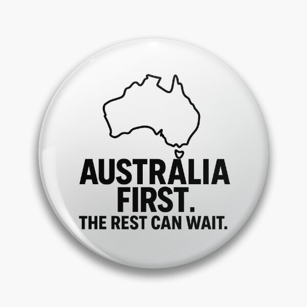 Item preview, Australia Outline – Simple & Proud Tee designed and sold by FairDinkumThreads.