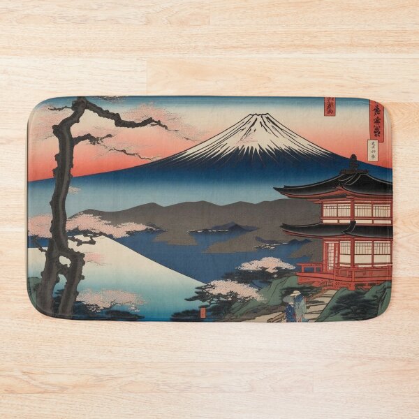 Item preview, Sunrise at Mount Fuji – Countryside Ukiyo-e Landscape designed and sold by Vandy Fullam.