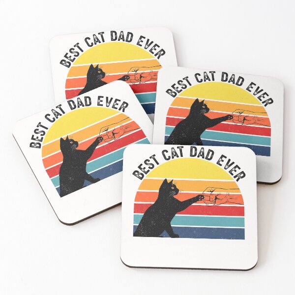 Item preview, Cat-Shirt Men Best Cat Dad Ever Funny Cat Lover Gift  designed and sold by cawtoon.