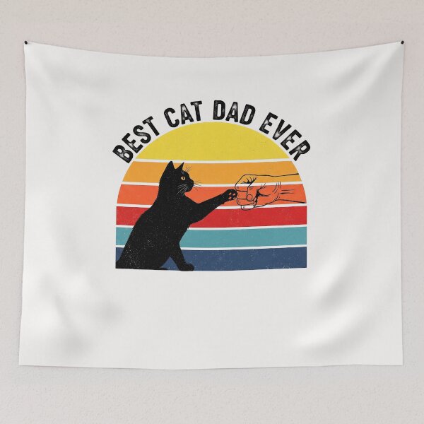 Item preview, Cat-Shirt Men Best Cat Dad Ever Funny Cat Lover Gift  designed and sold by cawtoon.