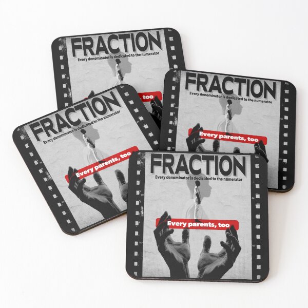 Item preview, FRACTION_<<Every parents are dedicated to their child..>> designed and sold by Pronoian-Space.