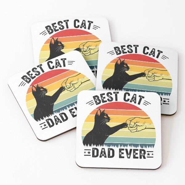 Item preview, Cat-Shirt Men Best Cat Dad Ever Funny Cat Lover Gift  designed and sold by cawtoon.