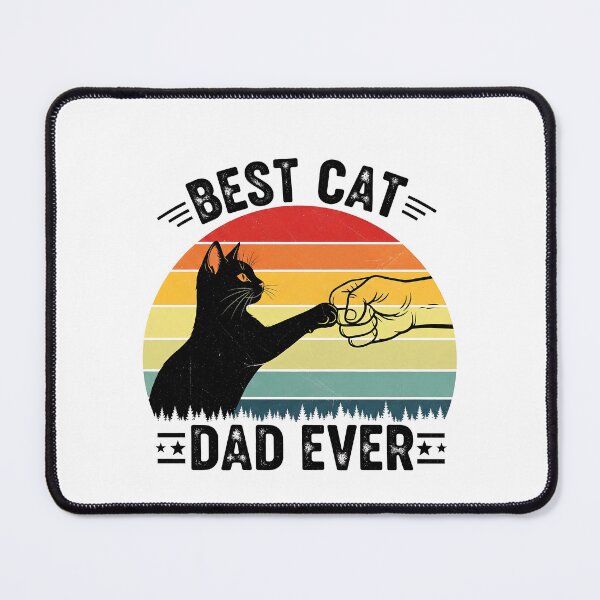 Item preview, Cat-Shirt Men Best Cat Dad Ever Funny Cat Lover Gift designed and sold by cawtoon.